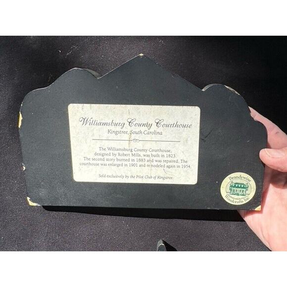 2 Vintage BRANDYWINE Woodcrafts Shelf Sitters Kingstree South Carolina SC -A50 - Picture 6 of 9